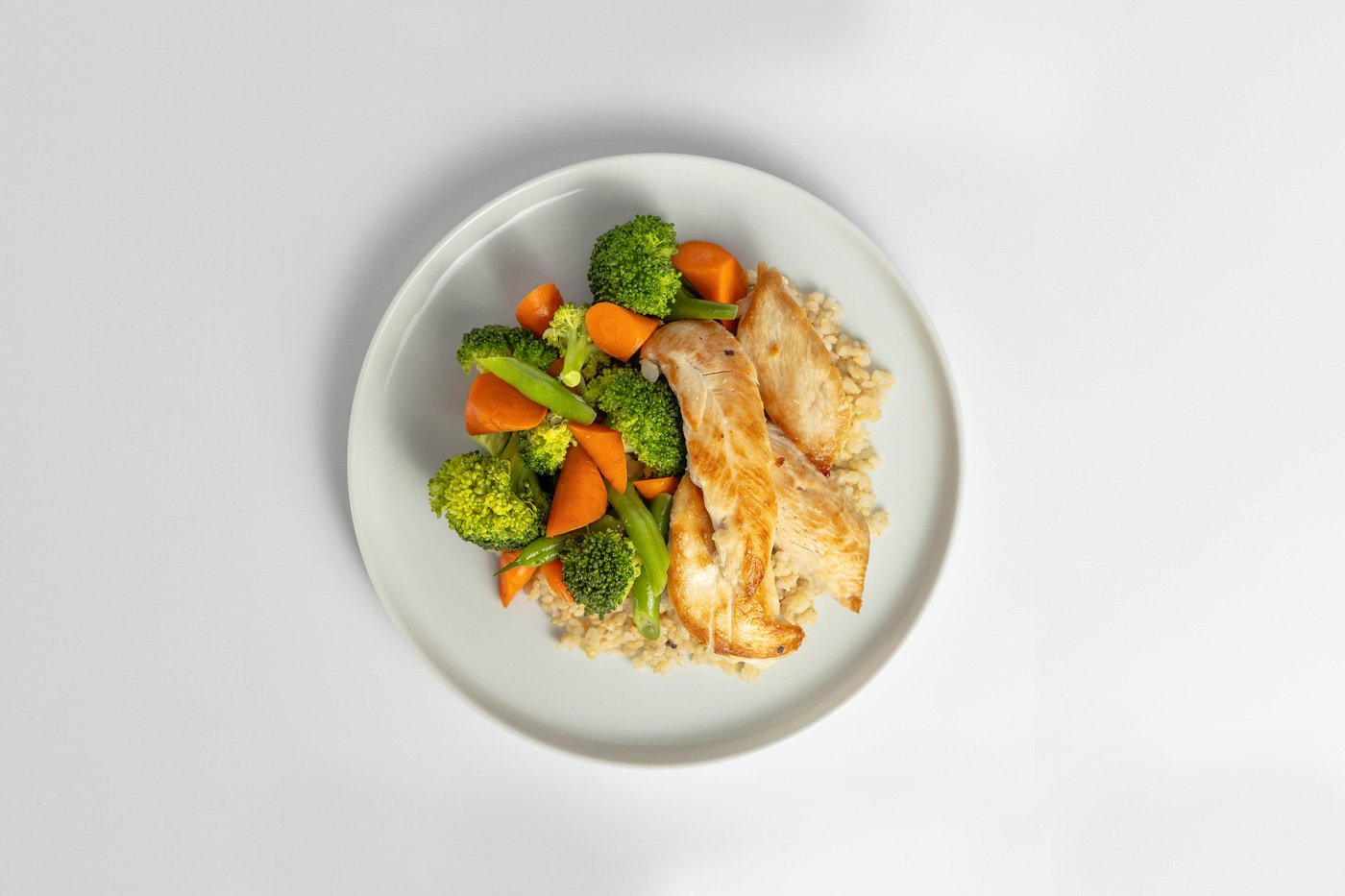 Chicken Tenders, Brown Rice, Mixed Vegetables Meal Product Image